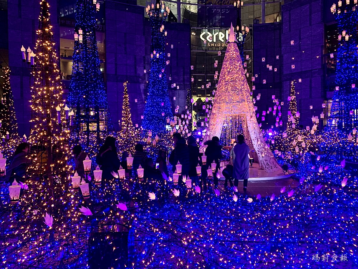 東京汐留景點｜汐留Caretta燈節點燈 聖誕節 跨年 情人節都來感受浪漫