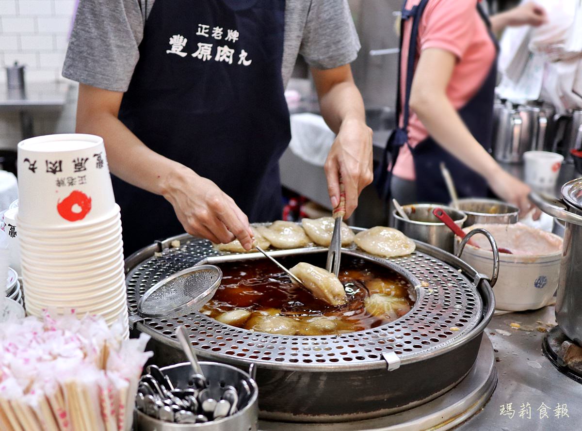 豐原必吃,台中豐原美食,正老牌豐原肉丸,豐原廟東夜市必吃