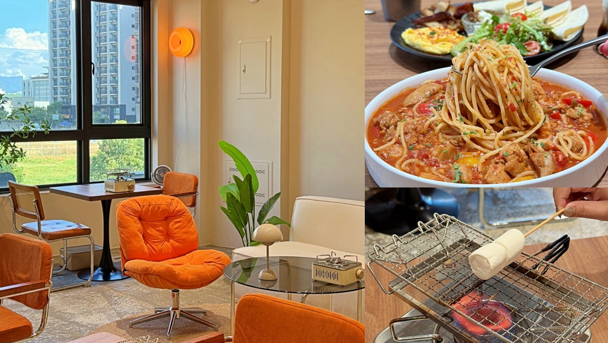 台中北屯早午餐｜To Moro 明天 韓系質感早午餐＋薄餅、吐司、棉花糖自己烤（鄰近捷運舊社站）