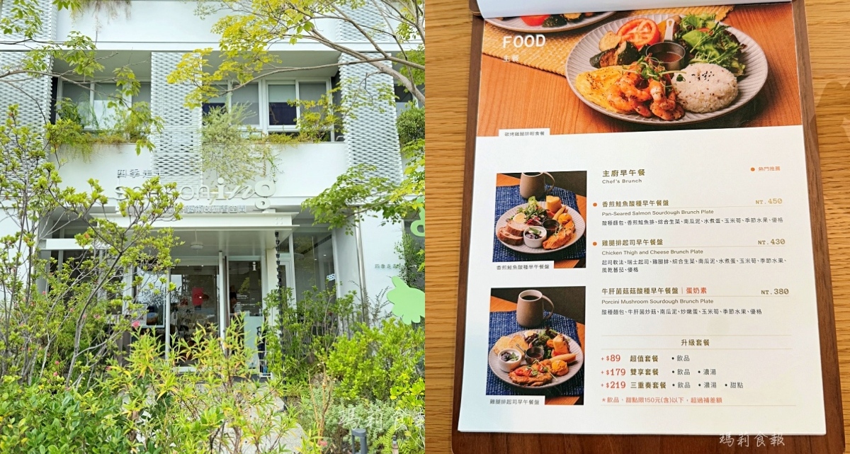 四季走走菜單｜北屯早午餐、義大利麵、輕食薄餅、特色飲品 MENU、價錢與店家資訊